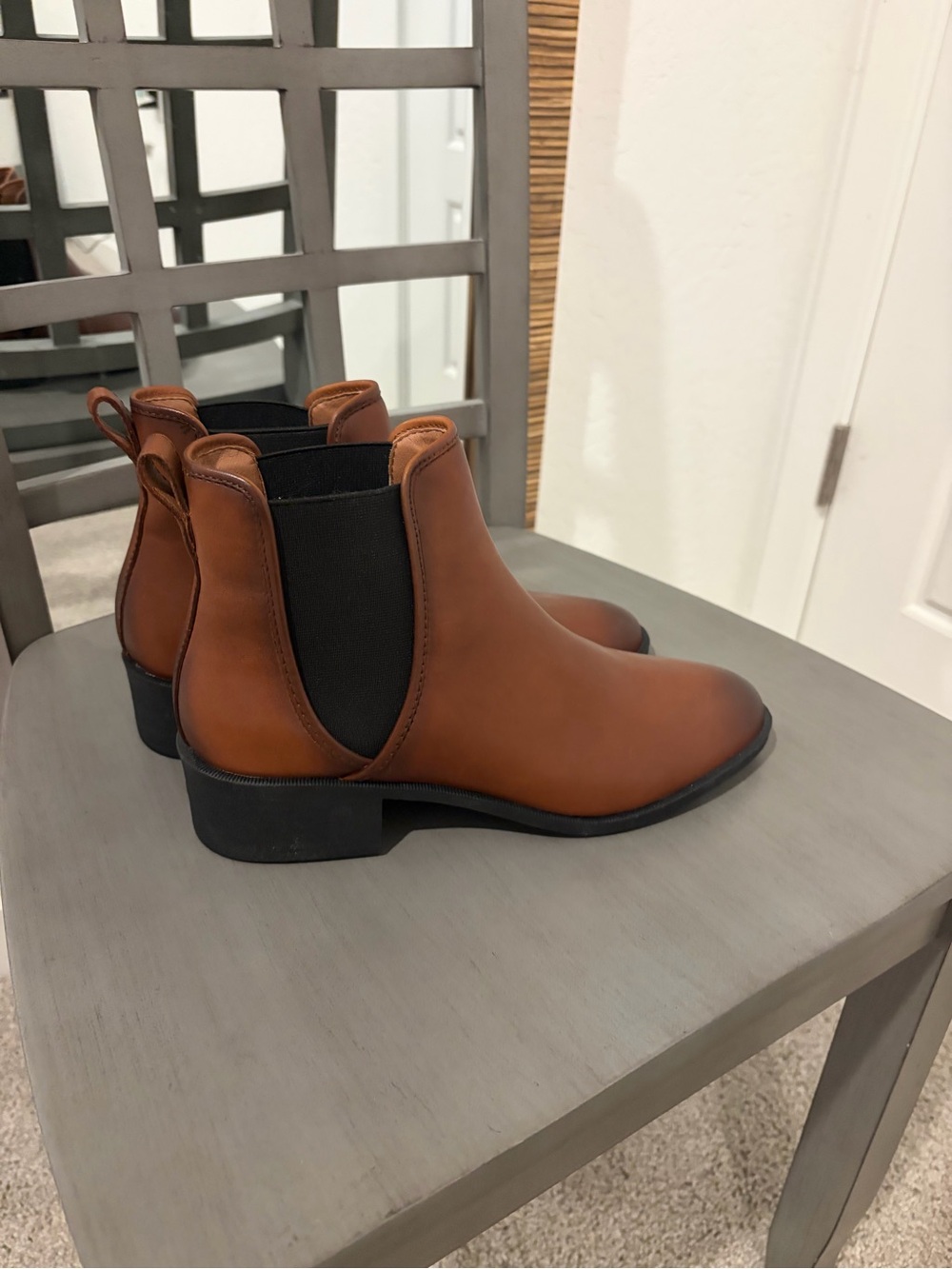 Steve Madden brown Leather Chelsea Ankle Boots - Picture 5 of 5